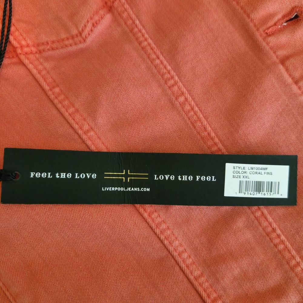 Liverpool Los Angeles Coral Denim Jacket XXL NWT Stitch Fix - Picture 7 of 10